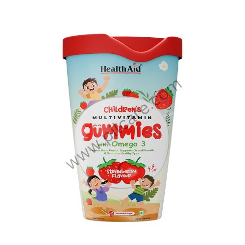 HealthAid Children's Multivitamin Gummies with Omega 3 for Growth & Immunity