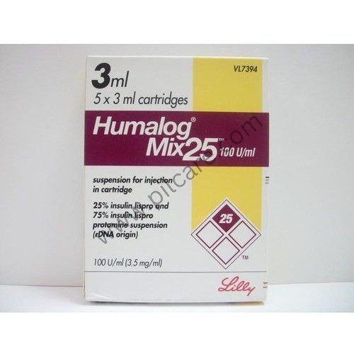 Humalog Mix 25 100IU/ml Cartridge