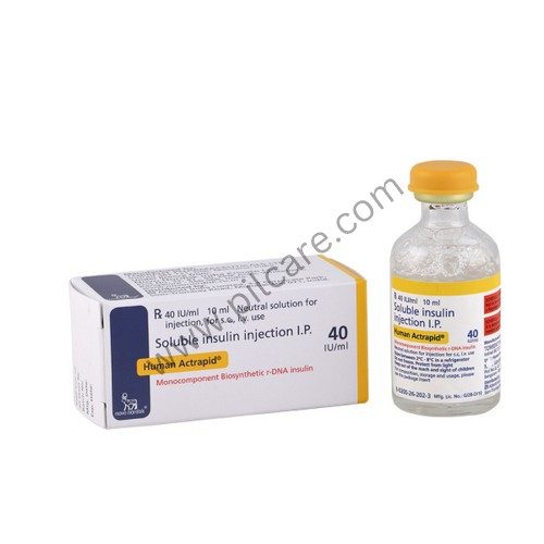 Human Actrapid 40IU/ml Solution for Injection