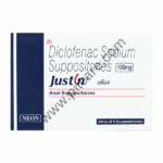 Justin 100mg Suppository exporter in India