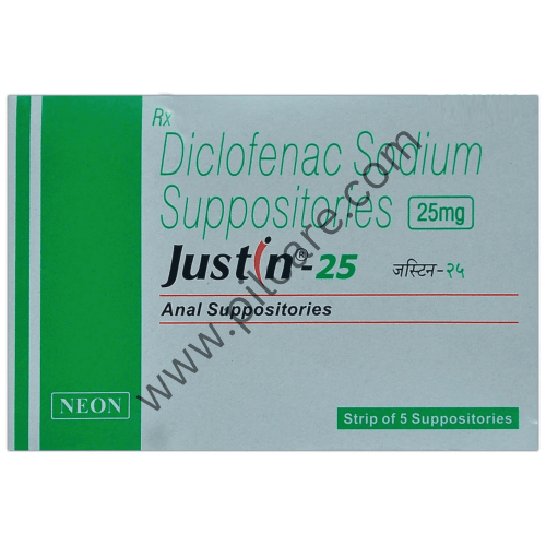 Justin 25mg Suppository