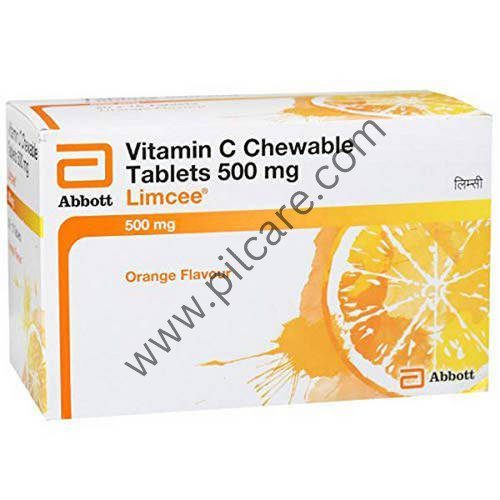 Limcee Vitamin C Chewable Tablet Orange Flavour