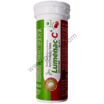 Lumenac C Effervescent Tablet Strawberry 10 Tablet Bottle