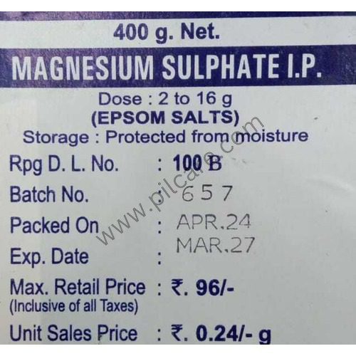 Magnesium Sulphate IP