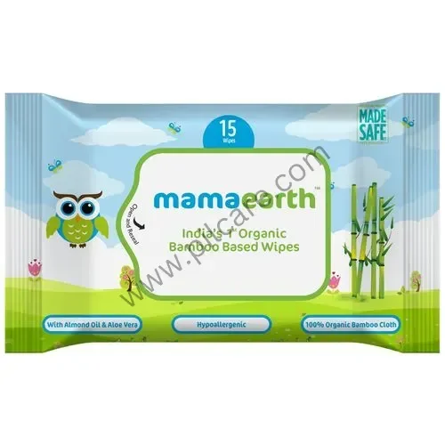 Mamaearth Organic Bamboo Based Wipes