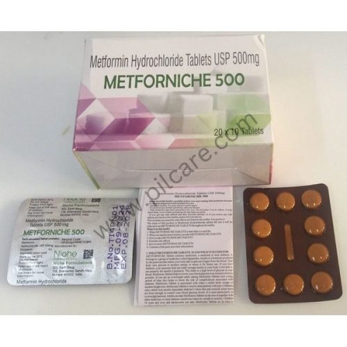 BP USP Metforniche 500mg Tablets