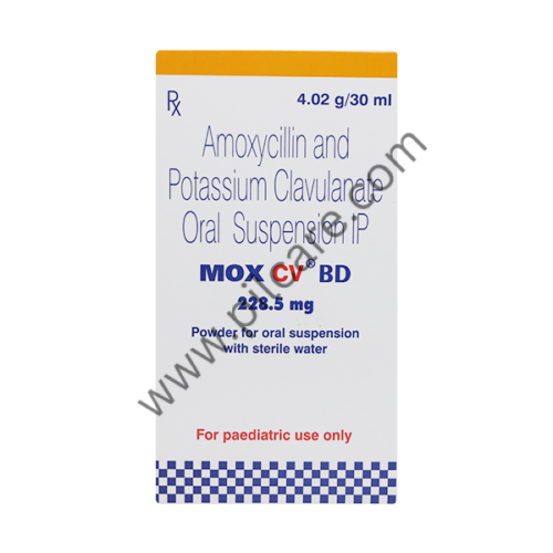 Mox CV BD 228.5mg Powder for Oral Suspension