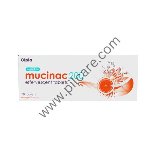 Mucinac 200 Effervescent Tablet Sugar Free