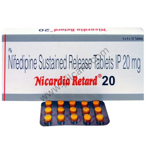 Nicardia Retard 20 Tablet SR