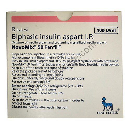 Novomix 50 100IU/ml Penfill