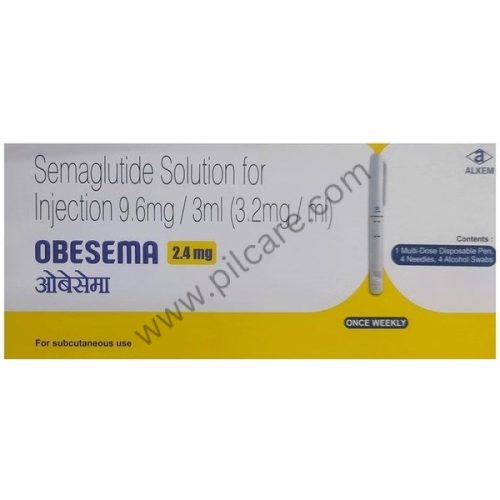 Obesema 2.4mg Injection (1 Multi-dose Disposable Pen, 4 Needles, 4 Alcohol Swabs)