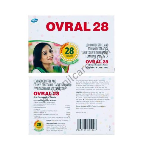 Ovral 28 Tablet exporter in India