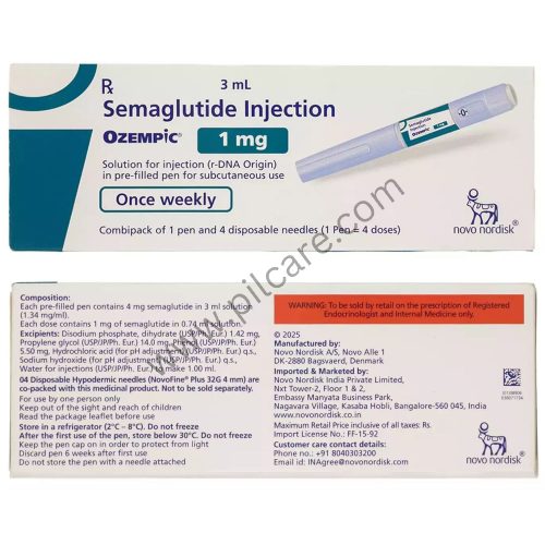 Ozempic 1mg Pre Filled Pen Of 3ml Solution For Injection