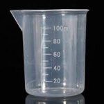Plastic Measuring Cup Bamboo Type(Transparent)