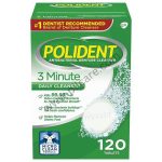 Polident Antibacterial Denture Cleanser Effervescent Tablet