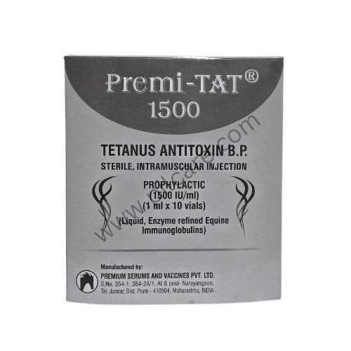 Premi-TAT 1500 Tetanus Antitoxin Injection 1500IU
