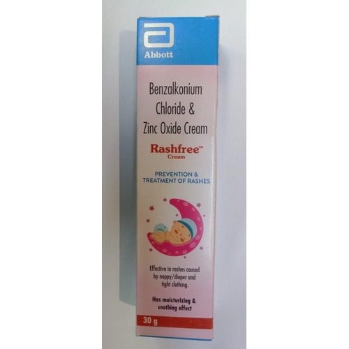 Rashfree Cream Effective for Rashes Caused by Nappy Diaper & Tight Clothing