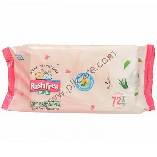 Rashfree Natural Soft Baby Wipes