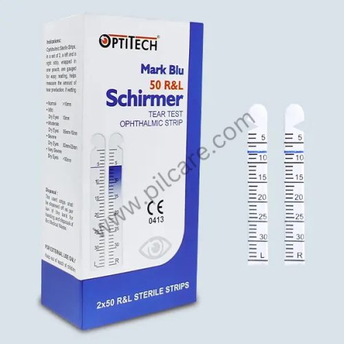 Schirmer Tear Test Ophthalmic Strips | Mark Blu 50 R&L