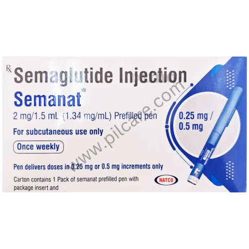 Semanat 0.25mg/0.5mg Prefilled Pen (6 Disposable Needles)
