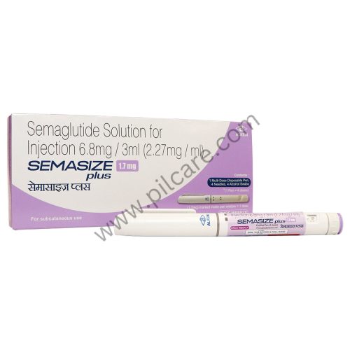Semasize Plus 1.7mg Injection (1 Multi-dose Disposable Pen, 4 Needle, 4 Alcohol Swab)