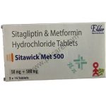 Sitawick Met 50mg/500mg Tablet