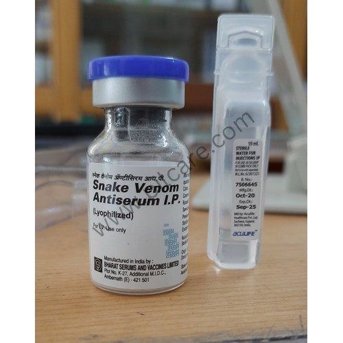 Snake Venom Antiserum Injection