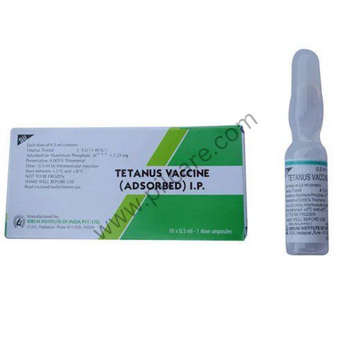Tetanus Vaccine Adsorbed 0.5ml