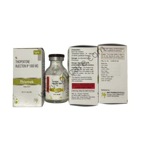 Thiomak Thiopentone Sodium 1000mg Injection