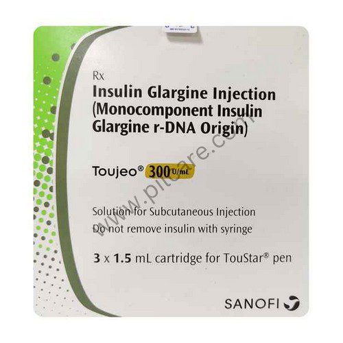 Toujeo 300U/ml Cartridge (1.5ml Each)