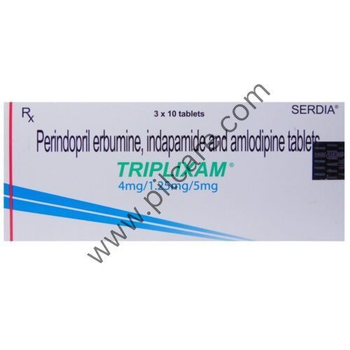 Triplixam 4mg/1.25mg/5mg Tablet