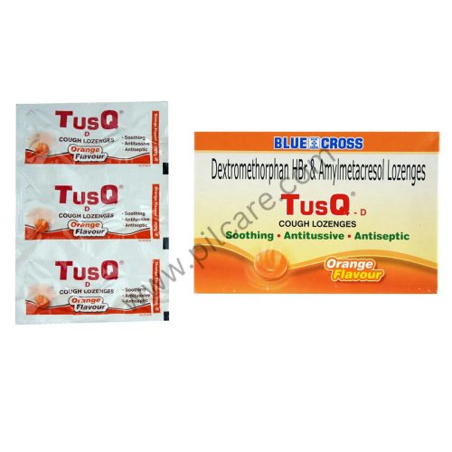 Tusq-D Cough Lozenges Orange Flavour