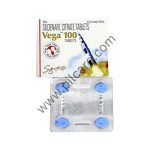 Vega 100mg Tablet exporter in India