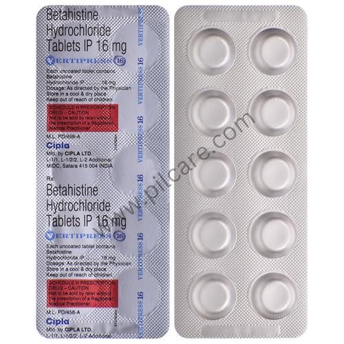 Vertipress 16 Tablet