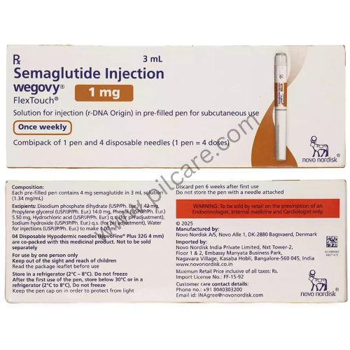 semaglutide flextouch pen Wegovy 1mg Flextouch solution for injection in pre-filled pen