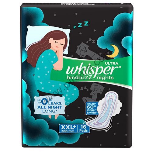 Whisper Bindazzz Nights Pads XXL+
