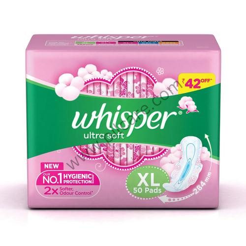 Whisper Ultra Soft Sanitary Pads XL