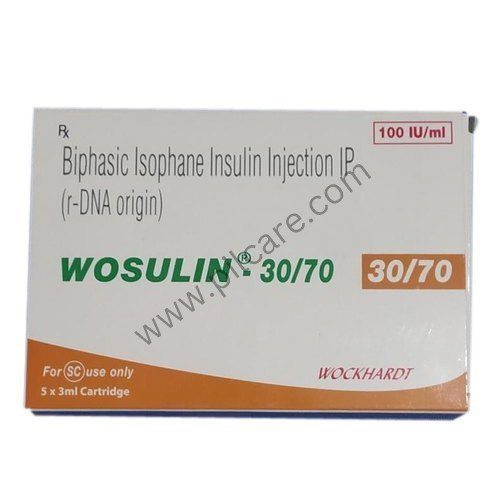 Wosulin 30/70 Suspension for Injection 100IU/ml