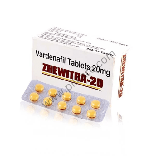 Zhewitra 20mg tablet exporter in India