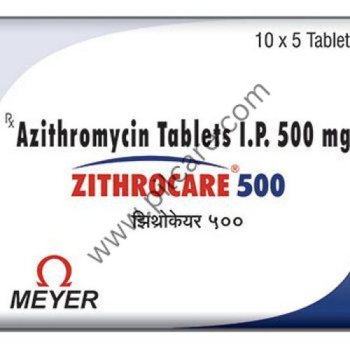 Zithrocare 500mg Tablet