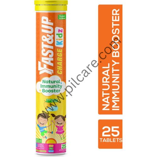 Fast&Up Charge Kidz Natural Immunity Booster | Flavour Magic Mango Effervescent Tablet