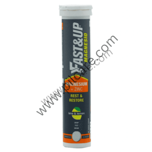 Fast&Up Magnesio with Zinc fort Effervescent Tablet Lime & Lemon